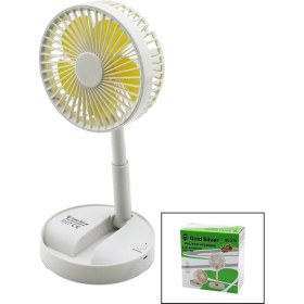 Resim Masa Üstü Vantilatör USB Şarjıl Katlanır Fan=13.6cm - Uzayan AYAK=11-16CM 180 Derece Telefonluklu GS-275 (5256) 