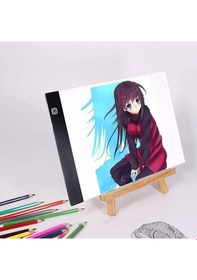 Resim Valkyrie Mddg Led Işıklı A4 Boy Çizim Kopyalama Eskiz Çizim Ultra İnce Çizim Tablet 