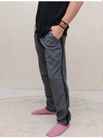 Resim Nenadolgo Gri Düz Ev Eşofmanı Lampaşlı Manşetsiz 315799136 Gri 