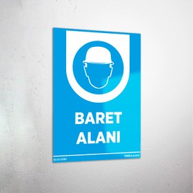 Resim Baret Alanı Levhası - 60x90 cm / Dekota 