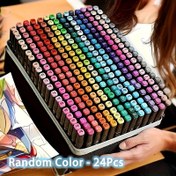 Resim Artist Marker Set, Çift Uçlu Açı ve İnce Çizgi Çizim Sanatçı Markörleri, Yetişkin Boyama Kitabı Boyama, Boyama, Çizim, Karıştırma ve Hızlı Çizim Malzemeleri Kiti 