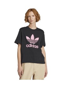 Resim Adidas Trefoil Tee Boxy Kadın Tişört C-adıjv7188b30a00 SIYAH 