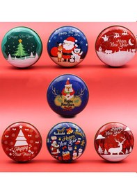 Resim Yılbaşına Özel Fincanlı Hediye Seti (2'li Yeni Yıl Cam Fincan & Yılbaşı Çorabı & Ahşap Yılbaşı Ağacı) 