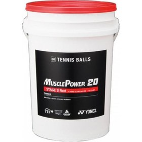 Resim Yonex Tb-muscle Power 20-60'lı Kova Tenis Topu-kırmızı 
