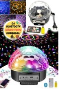 Resim LİGHTNİNG ELECTRONİC Müzik Çalarlı Sihirli Disko Topu Bluetooth lu Müzik Çalar 
