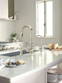 Resim Moen S3945NL Geleneksel Güverte Monteli Mutfak Sabunu veya Losyon Dispenseri, Cilalı Nikel 