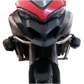 Resim GP KOMPOZİT YNC001 Universal EVA Karbon Görünümlü Motosiklet Yan Çanta Seti 