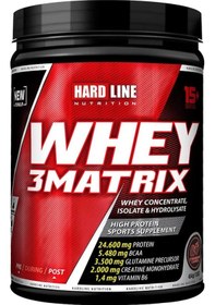 Resim Hardline Whey 3MATRIX Çilekli 454 gr 