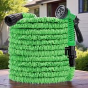 Resim Yüksek Basınçlı Püskürtme Tabancalı Geri Çekilebilir Bahçe Hortumu - 7.62/15.24/22.86/30.48 metre, Kıvrılmaya Karşı Dirençli Tasarım, Hafif & Taşınabilir Bahçe Bakımı, Arazi Temizliği ve Araba Yıkama için İdeal Ev & Profesyonel Kullanım 