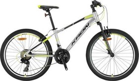 Resim Xc 75 - 24" Mtb - 13' -21 Vites - M.Dısc - Mat Gri-Siyah/Neon Sarı #Krn25-042 