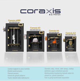 Resim CORAXİS3D Coraxis A500 Endüstriyel 3d Yazıcı 