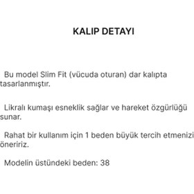 Resim Daido Minimalist Elastik Belli Dar Paça Kadın Pantolon - Günlük Kullanım - Siyah / 40 