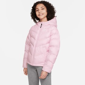 Resim Nike Sportswear Syntetic-Fill Çocuk Kapüşonlu Pembe Mont 