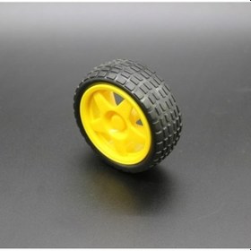 Resim 8 Adet - Arduino Robot Tekerlek Ve Dc Motor Seti 250Rpm Dc Motor 