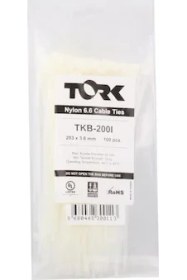 Resim Kablo Bağı 762x9,0mm 100 adet BEYAZ 