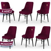 Resim Canisa Concept Pare Serisi, Sandalye , 6 Adet Sandalye, Siyah Gürgen Ayak 