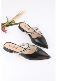 Resim Glenz Kadın Sivri Burun Taşlı Sandalet Ts1140 001 