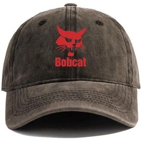 Resim Qianyi Bobcat Beyzbol Şapkası Erkek Kadın Ayarlanabilir Retro Açık Yaz Şapka Mz-287 Koyu Mor Ayarlanabilir 