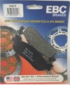 Resim 1999-2002 Yamaha Yzf R6 Arka Fren Balatası Ebc Fa275 Bala Ebc