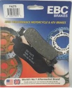 Resim 1999-2002 Yamaha Yzf R6 Arka Fren Balatası Ebc Fa275 Bala 