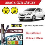 Resim MeyZone Opel Corsa D Ön Cam Silecek Takımı (2006-2014) 