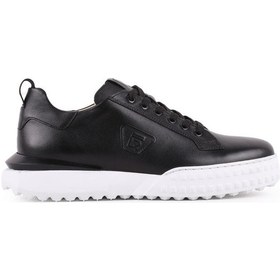 Resim Libero Siyah Deri Erkek Spor Ayakkabı 5091 Siyah Siyah 