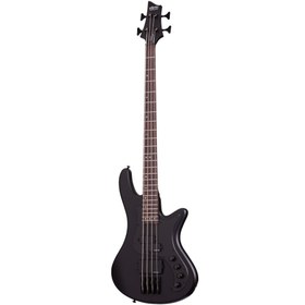 Resim Schecter Stiletto Stealth-4 Bas Gitar (Satin Black) 