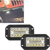 Resim 2pcs 12V 6 Inç Yıkama Iş Lambası 26 LED Süper Parlak Spot Işığı Farları (Yurt Dışından) 