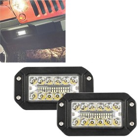Resim 2pcs 12V 6 Inç Yıkama Iş Lambası 26 LED Süper Parlak Spot Işığı Farları (Yurt Dışından) 