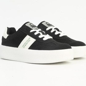 Resim United Colors Of Benetton Siyah Beyaz Kadın Spor Ayakkabı İthal Bnı-11241 001 | Orjinal 