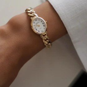 Resim Altıntaş Geneve Gurmet Kordon Oval Kadran Altın Saat 