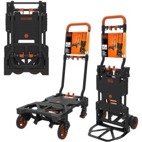 Resim BLACK+DECKER BH206 50/120 Kg Çok Fonksiyonlu Katlanır El Arabası 