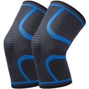 Resim Yuntech01 Sporcu Dizlik Seti - 2'li Paket, Silikonlu Kaymayan, Nefes Alabilir, Konforlu, Kış Sporları İçin Çok Renkli 