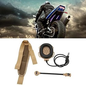 Resim Radyo Tek taraflı Kulaklık, Sol Ve sağ uygulamalı Net Ses 150Hz-500Hz (Kahverengi) 