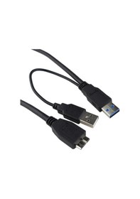 Resim 4574 Micro Usb 3.0 Hdd Harddisk Bağlantı Veri Ara Y Kablosu 1.5 M 