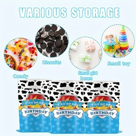 Resim 30 Adet Köpek Temalı Parti Hediye Çantası, Düğün, Genel Kutlamalar, Noel, Sevgililer Günü, Mevsimsel Etkinlikler İçin Plastik Hediye Çantaları - Çok Amaçlı Hediye Çantaları 