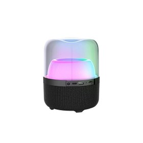 Resim Lecoo RS19 RGB Aydınlatmalı Stereo 10 W Siyah Taşınabilir Bluetooth Hoparlör 