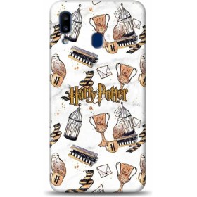 Resim Marselit Samsung Galaxy A20 Uyumlu Harry Potter Hogwarts Tasarımlı Telefon KILIFI-HP46 