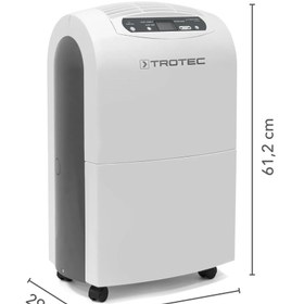 Resim Trotec TTK 100 E 30 lt/gün Ev Tipi Nem Alma Cihazı (90 m2) 
