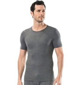 Resim Berrak Şardonlu Termal Tek Üst Kısa Kollu 753 