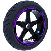 Resim Moto GP Stili Patlıcan Moru Jant Şeridi Sticker Çınar Extreme 