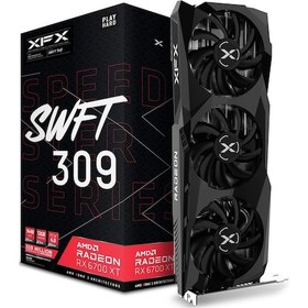 Resim XFX AMD Radeon RX 6700 XT Speedster SWFT 309 Core Gaming RX-67XTYJFDV 12 GB GDDR6 192 Bit Ekran Kartı 
