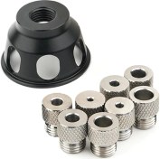 Resim Galaxxy Değiştirilebilir Dikey Matkap Kılavuzu Dübelleme Takımı 3-10MM Matkap Konumlandırma Cep Deliği Takımı Delik Delme Makinesi (Yurt Dışından) 