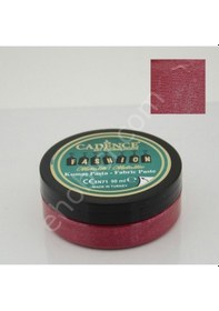 Resim Fmp-05 Kırmızı - Cadence Metalik Fashion Kumaş Rölyef Pasta - Fab 