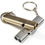 Resim Sos Acil İmdat Düdüğü Alüminyum Islık Anahtarlık Kamp Yürüyüş Aksesuar Araçları 