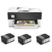 Resim HP OfficeJet Pro 7720 Wifi Çok Fonksiyonlu Yazıcı + 2 Set Kartuş 