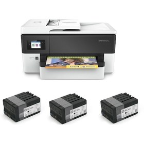 Resim HP OfficeJet Pro 7720 Wifi Çok Fonksiyonlu Yazıcı + 2 Set Kartuş 