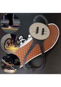 Resim Springsun Dışarıda Ateş Yakmak İçin Magnezyum Çubuklu Ayak Tabanı Sabitçiliği + 6 Değiştirilebilir Çakmak Taşı, Bisiklet Sürüşü Ayakkabısı Çok Renkli 