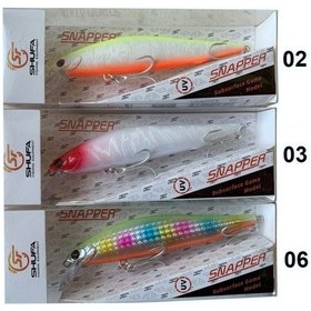 Resim Shufa Snapper 11cm 14gr Sinking Maket Yem 