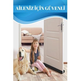 Resim Strongwoman Çift Taraflı Kapı Altı Rüzgar Önleyici 